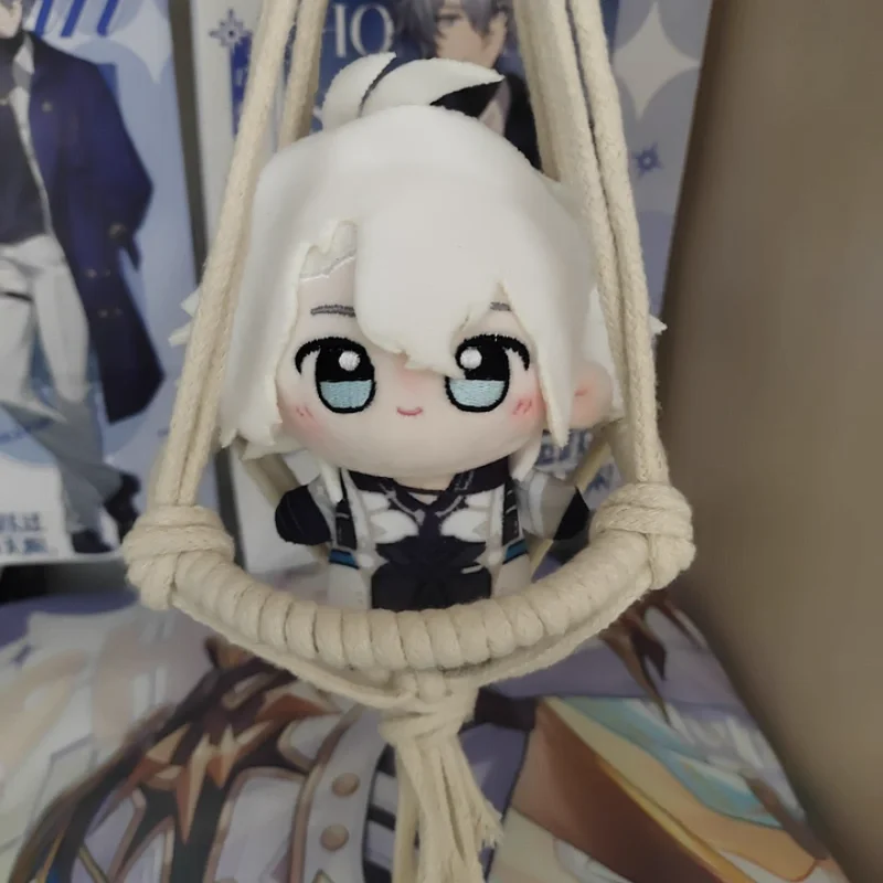 Jogo honkai: star rail phainon cosplay boneca 10cm pelúcia brinquedos de algodão bonito dos desenhos animados mochila chaveiro ornamento presente aniversário