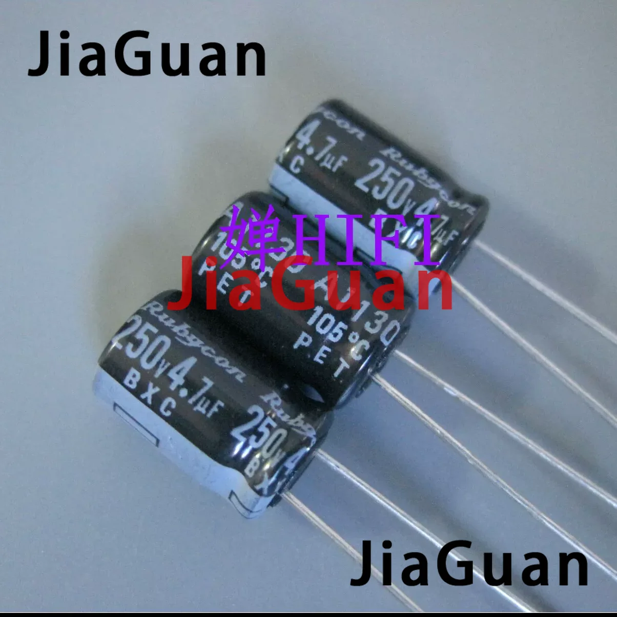 

20PCS RUBYCON BXC 250v4.7uf 8X11.5MM electrolytic capacitor 4.7uF/250V high frequency low resistance long life 250V 4.7UF