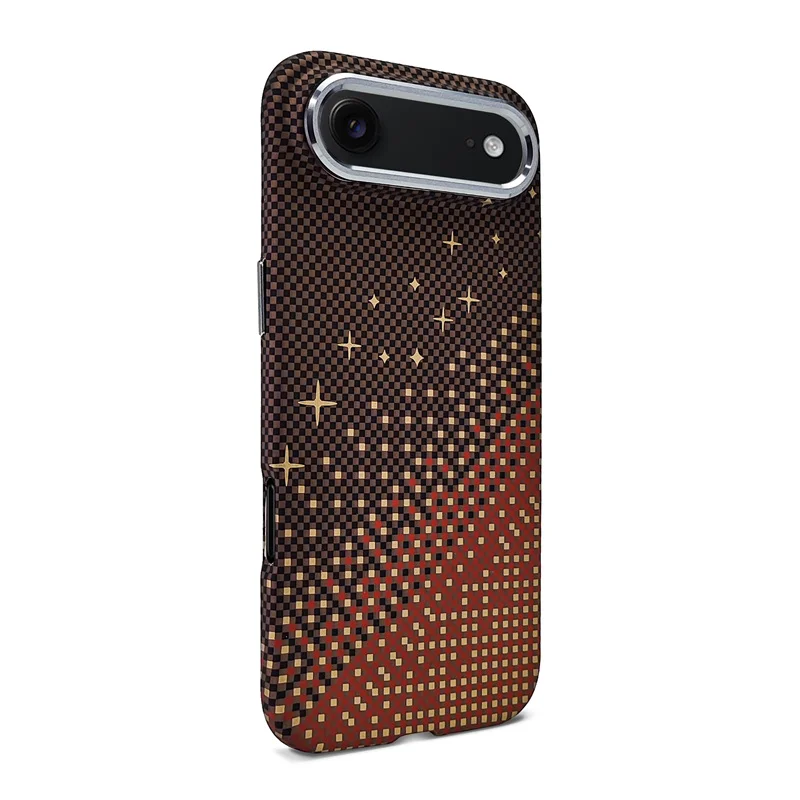 

For Magsafe Original Stars Relief Hard Phone Case For iPhone 17Air 17 Pro Max Magnetic Wireless Charging Shockproof Hard Cover