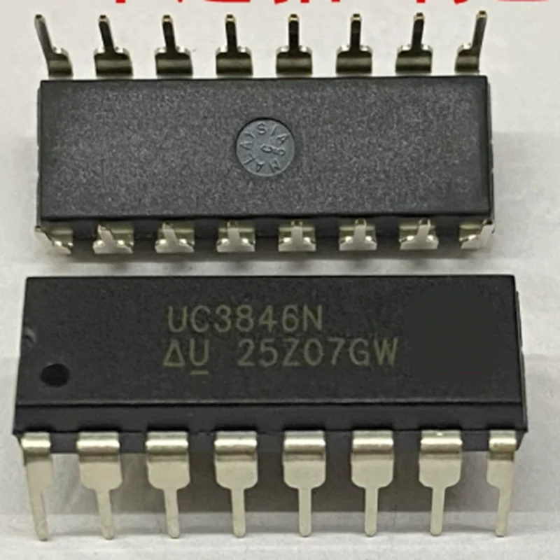 5PCS-20PCS UC3846N DIP16 DC-DC power chip Fixed-frequency, current-mode PWM controller