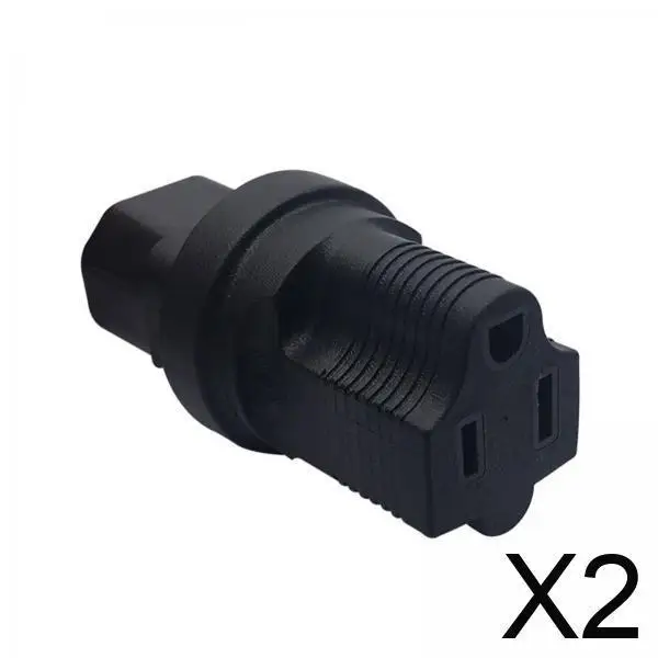 

Power Plug Connector C14 Male to 5-15R Female Adapter High Performance OFC Socket for Travel and Home Devices