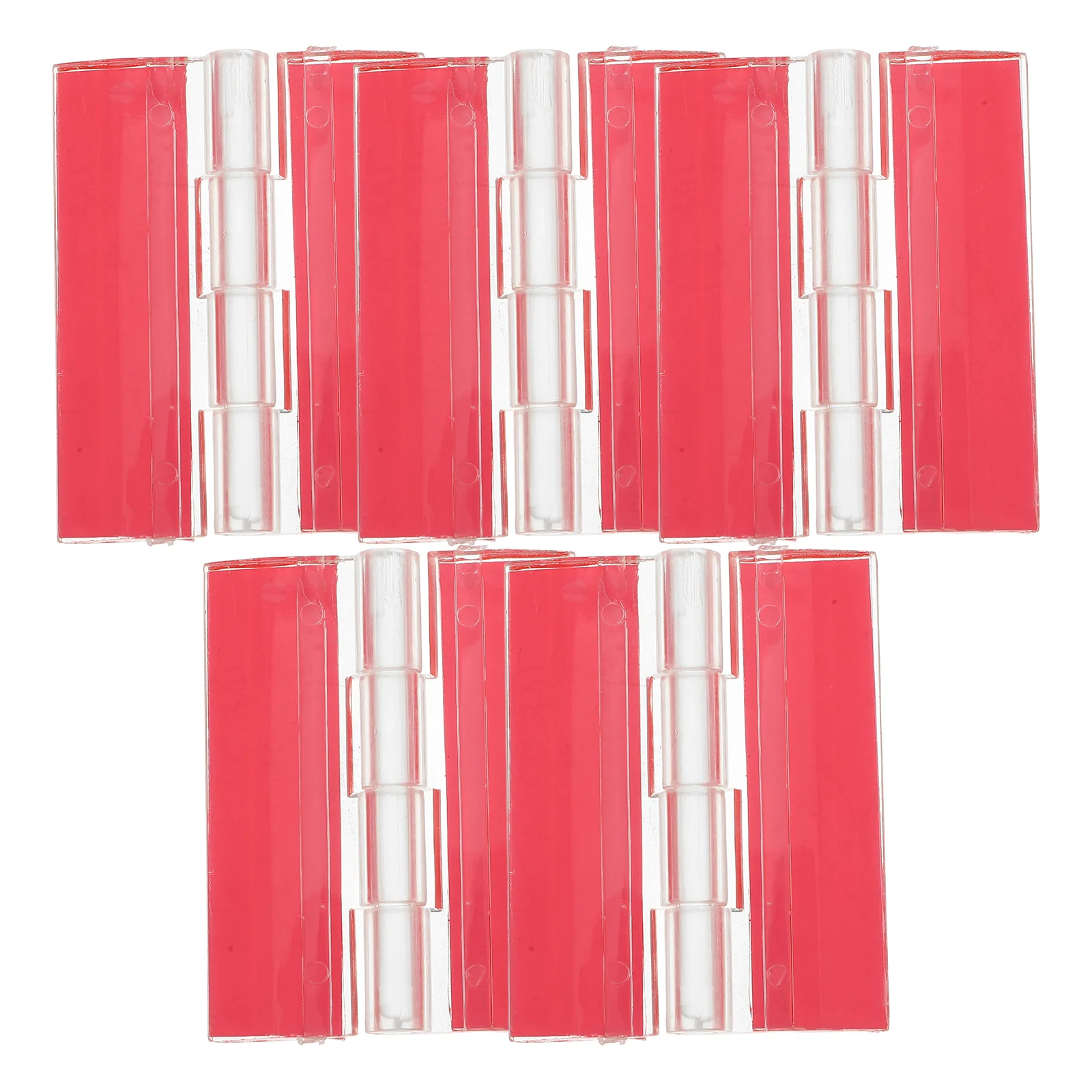 

5 pcs Self adhesive Acrylic Hinges 45x35mm Clear Plastic Mini Folding for Cabinet Door Hardware Lightweight Sturdy Corrosion