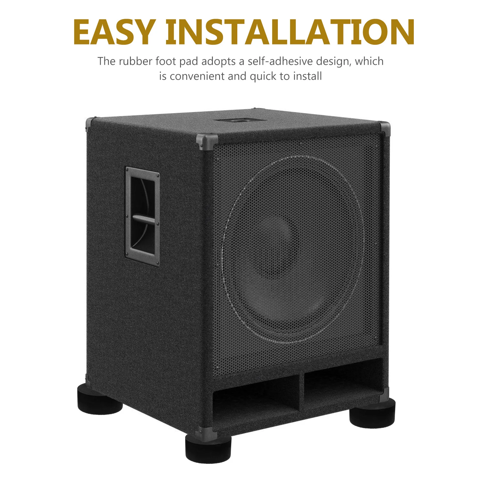 

8Pcs Amplifier Speaker Feet Pad Isolation Cushion Anti Vibration Protective Furniture Floor Pads Cabinet Anti Scratch Audio