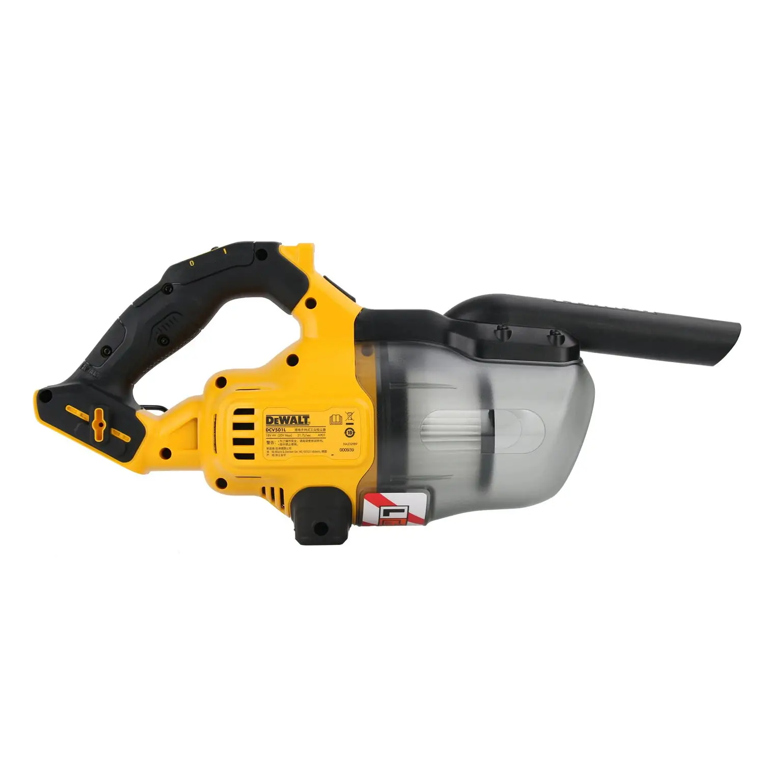 DEWALT DCV501LN 20V Cordless Rechargeable Household High Power Handheld Vacuum Cleaner For Industrial With Original Accessories