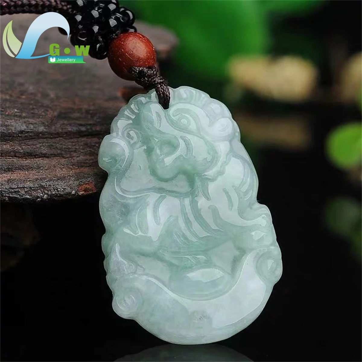 Natural Burmese Jade Carved Pendant Twelve Zodiac Jewelry Mascot Women Men Fashion Best Selling Holiday Gift Lovers Necklace