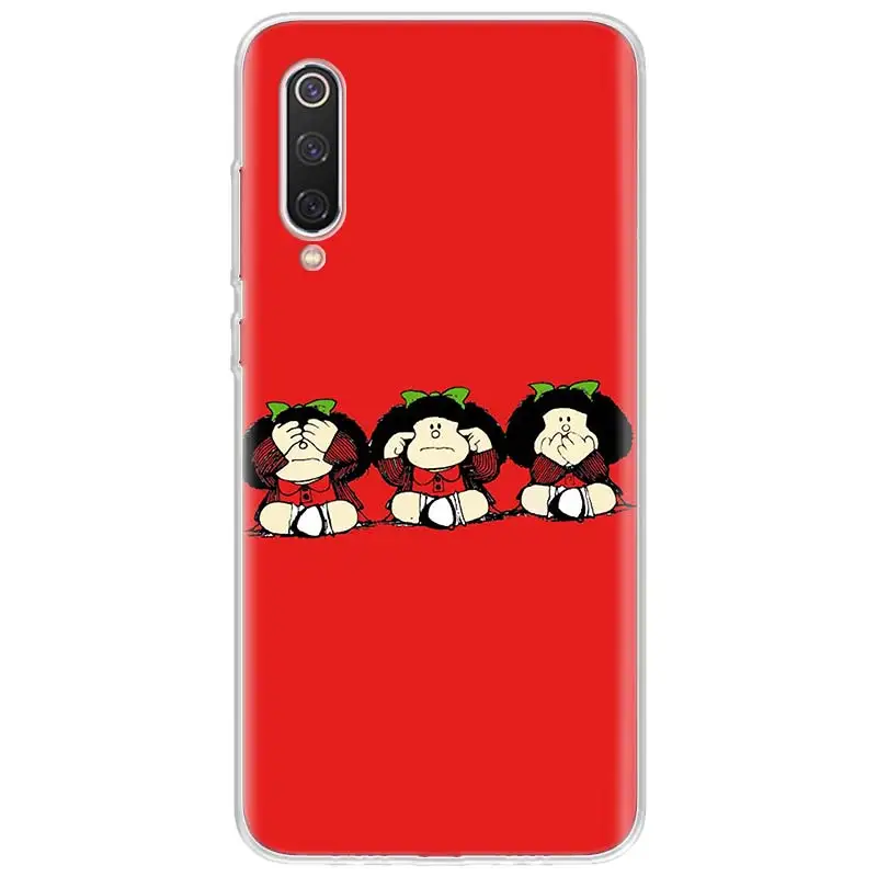 Mafalda Anime Phone Case For Xiaomi Redmi Note 10 11 12 13 14 15 Pro Plus 11S 12S 14S 11T 11E 10S Soft TPU Back Cover Redmi Note