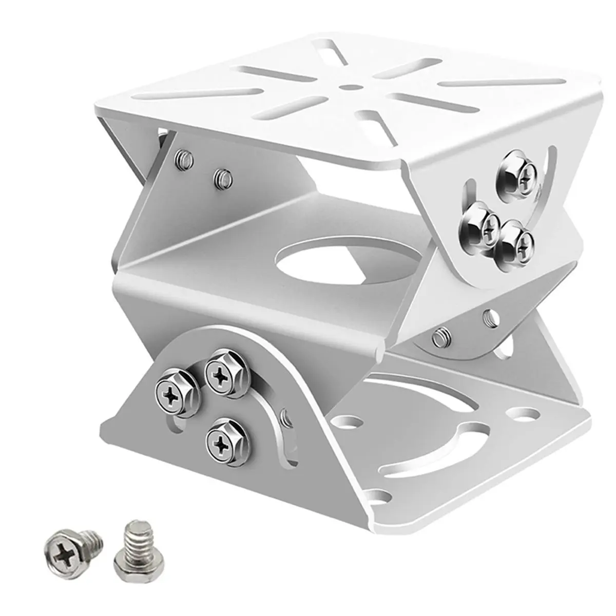A49T 3- Adjustable Surveillance Mount CCTV Camera Mounting Bracket Monitoring Holder for PTZ Dome Camera