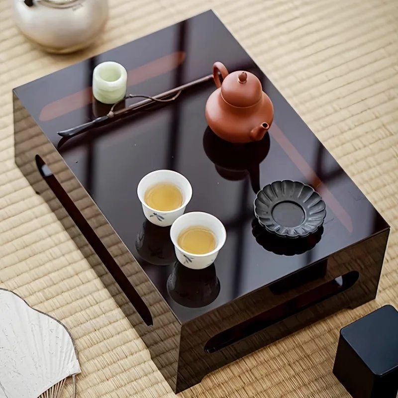 

Simple Modern Acrylic Tea Display Cabinet Covered Bowl and Pot Shelf Chinese Kung Fu Tea Set Box Tea Ceremony Accessories