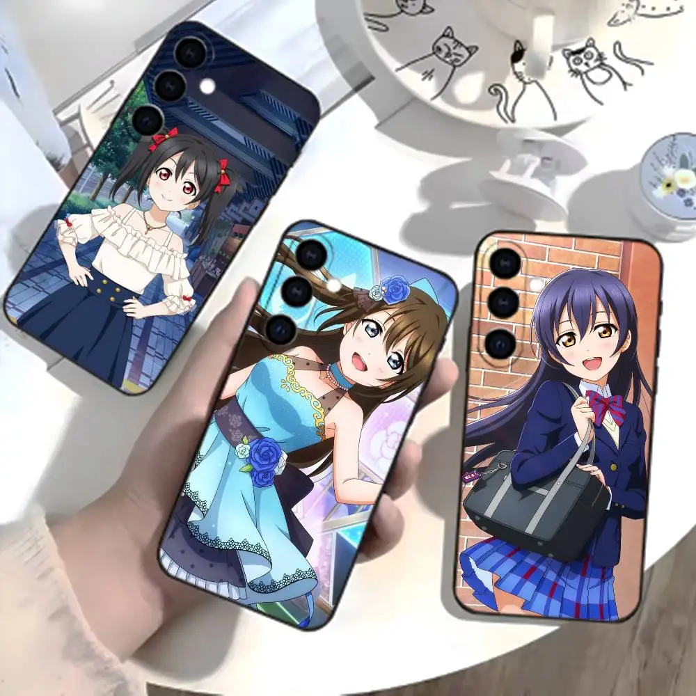Love Live-Sonoda Umi Phone Case For Samsung Galaxy A73,A21s,A22,A31,A52,A53,A71,A41Soft Black Shell