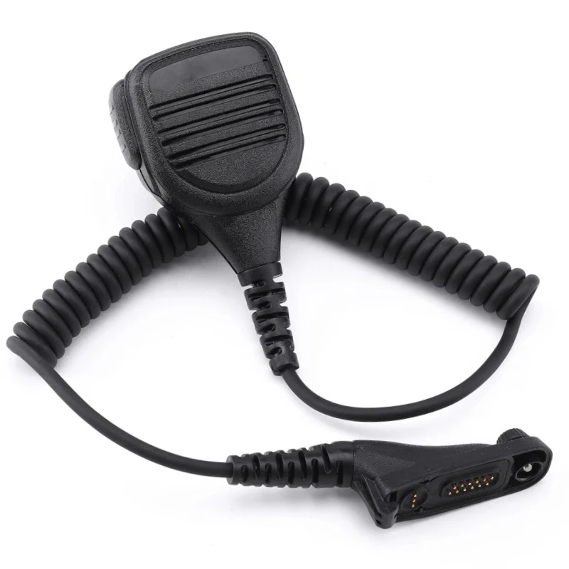 Altavoz de mano micrófono impermeable Compatible con Motorola XiR P8200 P8668 DP3400 GP328D APX7000 APX6000 Walkie Talkie