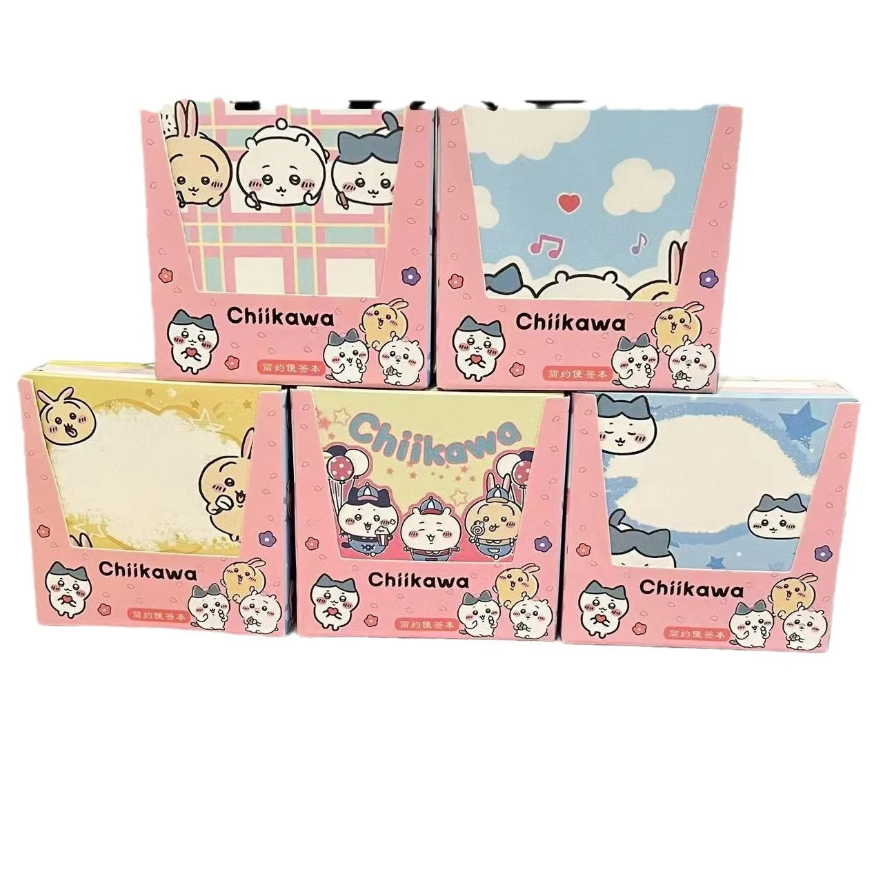 200/1000 Pages Chiikawa Memo Pad Cartoon Ins Popularity Notes Kawaii Message Paper Students Stationary Sticker Book Girl Gift