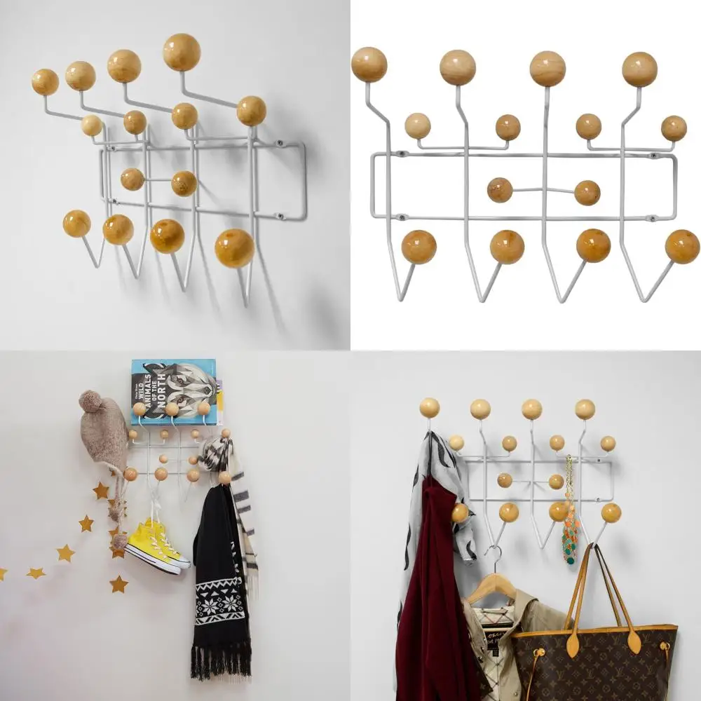 

Настенная вешалка для одежды Natural Wall-Mounted Bubble Coat Rack