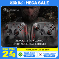 8BitDo Gamepads PC Black Myth Wukong Ultimate 2C Wireless or Wired Gaming Controller Windows 10 11 Steam Raspberry Pi Android
