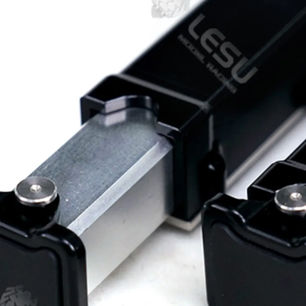 US Stock LESU Metal Electric Lifting Legs for 1/14 RC Hydraulic Trailer Truck DIY TAMIYA Radio Control Support System Accessory