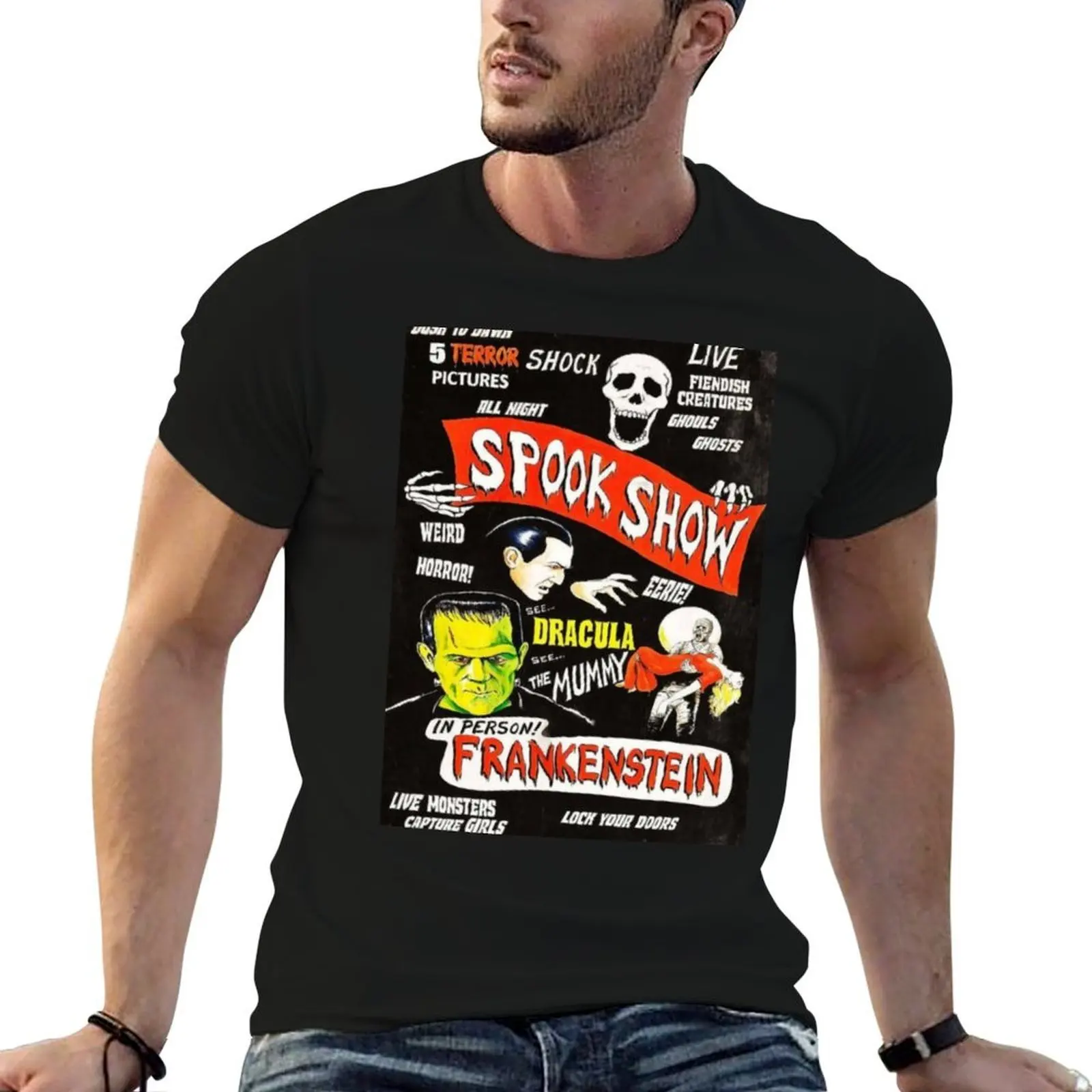 

Scary Halloween mummy classic horror its alive vampire spook show ghost witch skeleton shriek tales crypt keeper eerie g T-Shirt