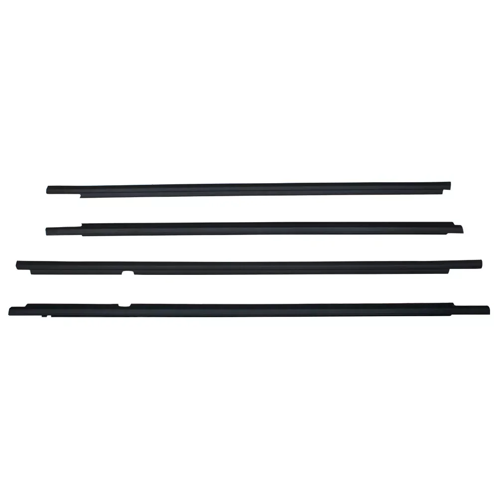 

For 2003-2008 Toyota Corolla 4 Pc Weather Strips Window Moulding Trim Seal Belt 75710-02100 75720-02100 75730-02090 75740-02090