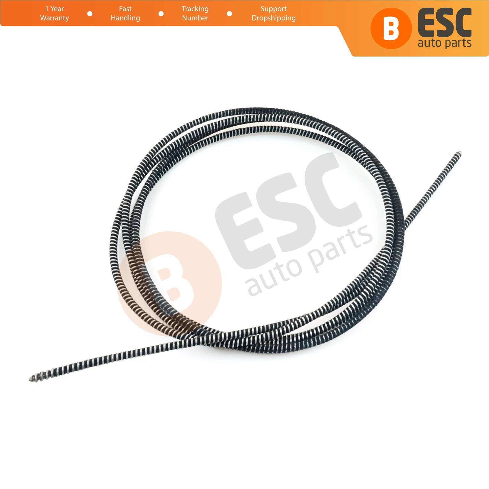 ESR594 1 Pieces Universal Sunroof Repair Cable Set Wearproof Material Lenght: 2 meter; Diameter: 5 mm Made in Turkey