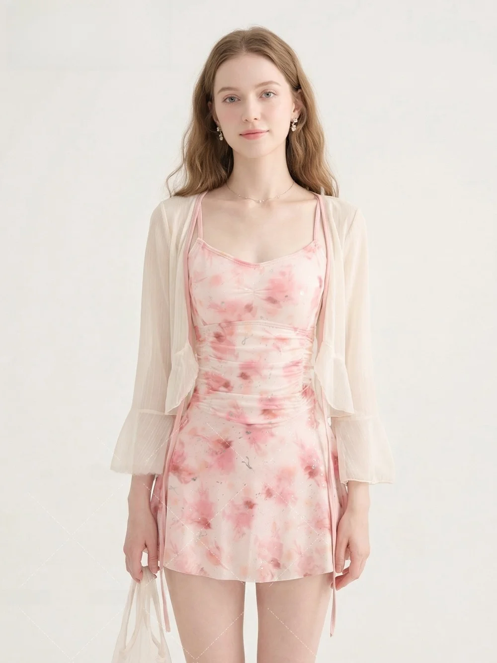 

Stunning One-Piece Ladies Swimsuit Thermal Spring Bathing Suit Conceals Flatters plus Size Girls Meat Covering Swimwear