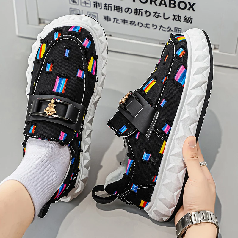 

Fashion Soft Canvas Shoes Breathable Men's Walking Flat Sneakers New Men Casual Shoes Outdoor Light Men's Shoes Vulcanize Shoes