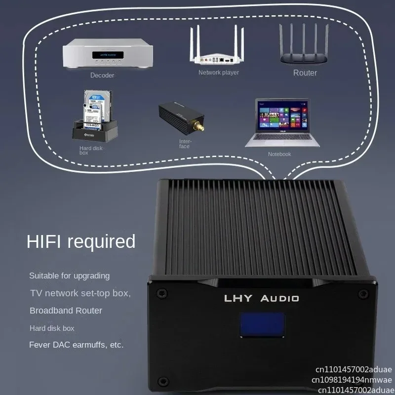 LHY Audio 25/35W Dc12v Low Noise DC Stabilized Linear Power Supply Upgrade HiFi Audio Audio Routing