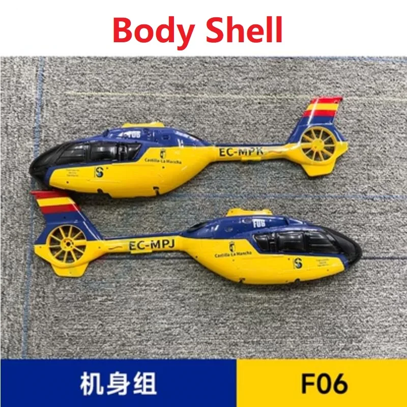 Original Body Shell for YUXIANG Yu Xiang F06 EC135 RC Helicopter Spare Parts Accessories