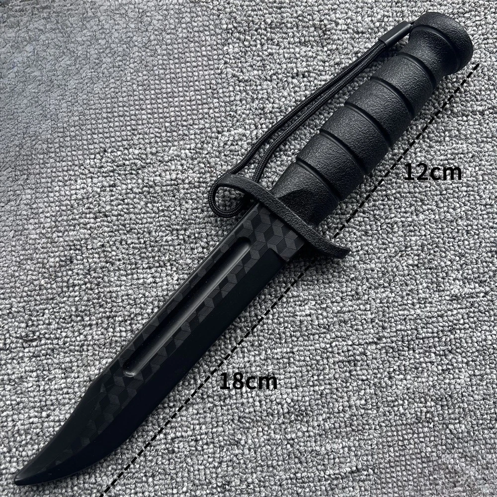 5styles Plastic Rubber Material Training Knife Safty Cosplay Karambit Western Sword Halloween Props Outdoor Short Knife Toys Boy