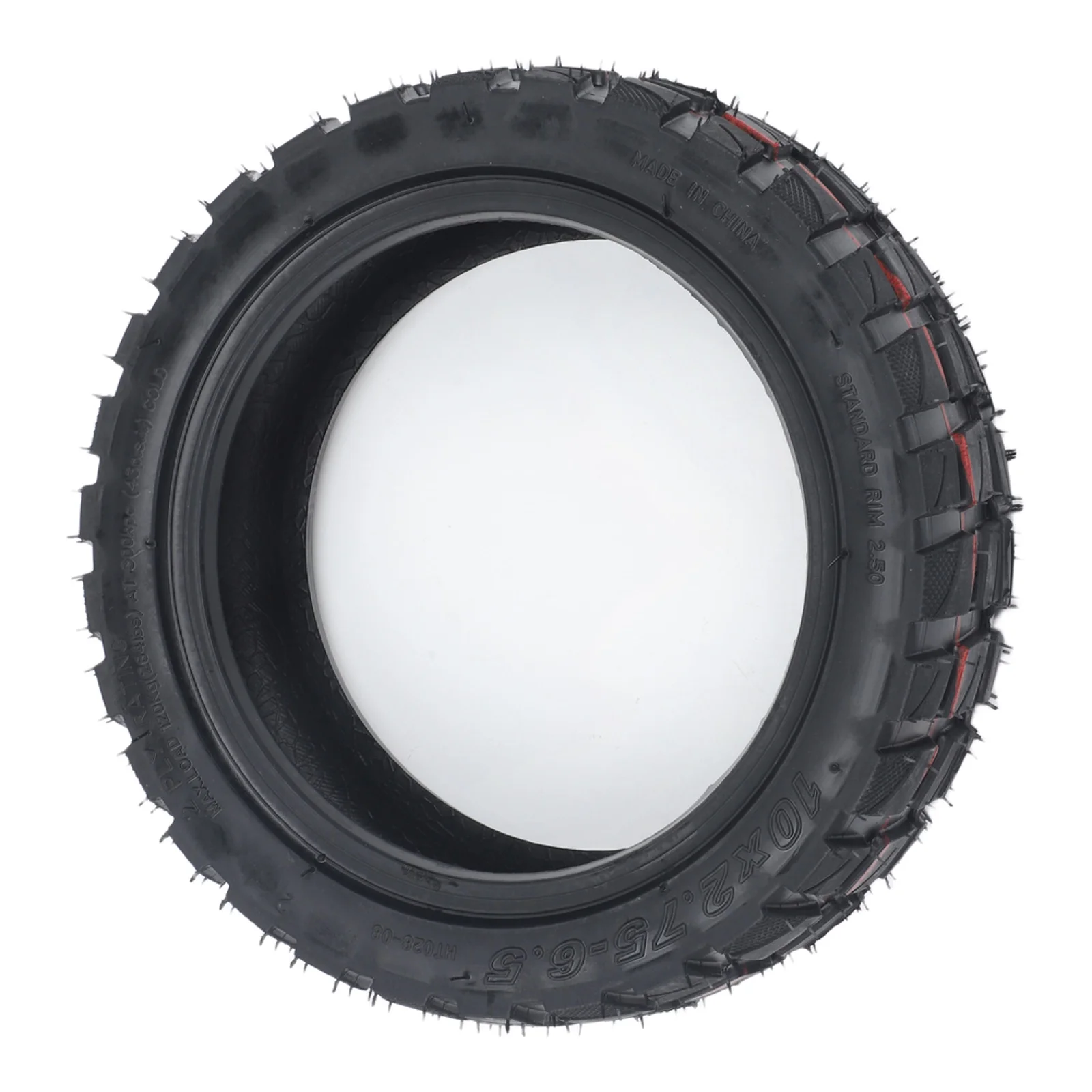 10 Inch 10x2.75-6.5 Outer Tyre Designed For Dualtron 3 E-scooters Requiring Increased Traction On Loose Or Uneven Ground