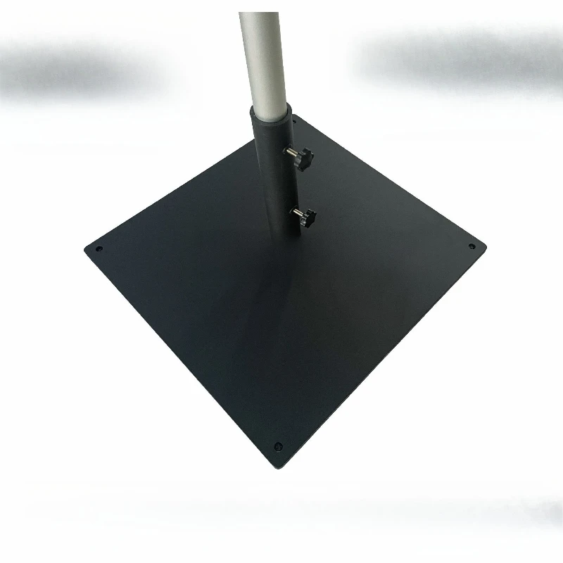 

Sun umbrella base Outdoor parasol umbrella base A3 carbon steel plate wrought iron with pulley bracket Counterweight