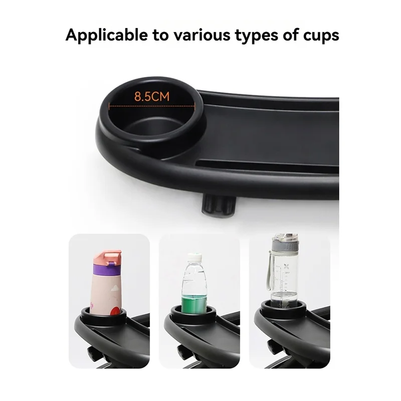 

AS96-3 In 1 Stroller Cup Holder Antislip Universal Stroller Tray Stroller Snack Catcher And Drink Holder Stroller Accessories