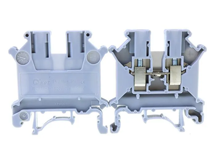 10pcs UK-3N DIN Rail Universal Terminal Blocks Screw Type UK3N Phoenix Type