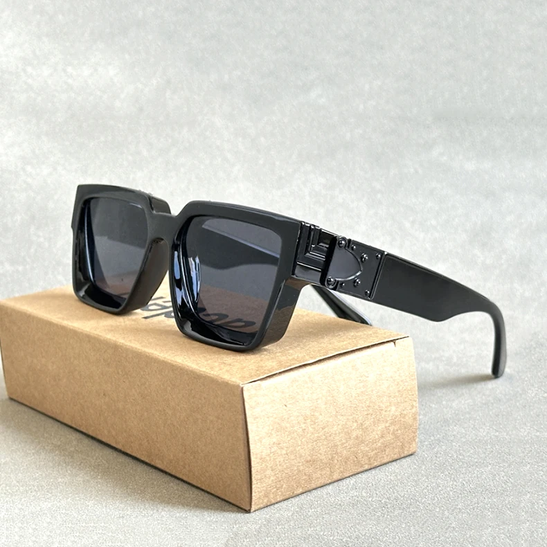 2024 mode Sonnenbrillen Für Männer Vintage Sonnenbrille Frauen Luxus Designer Quadratische Gläser Oculos Dropshipping Lentes Gafas Lunette – Detail 1