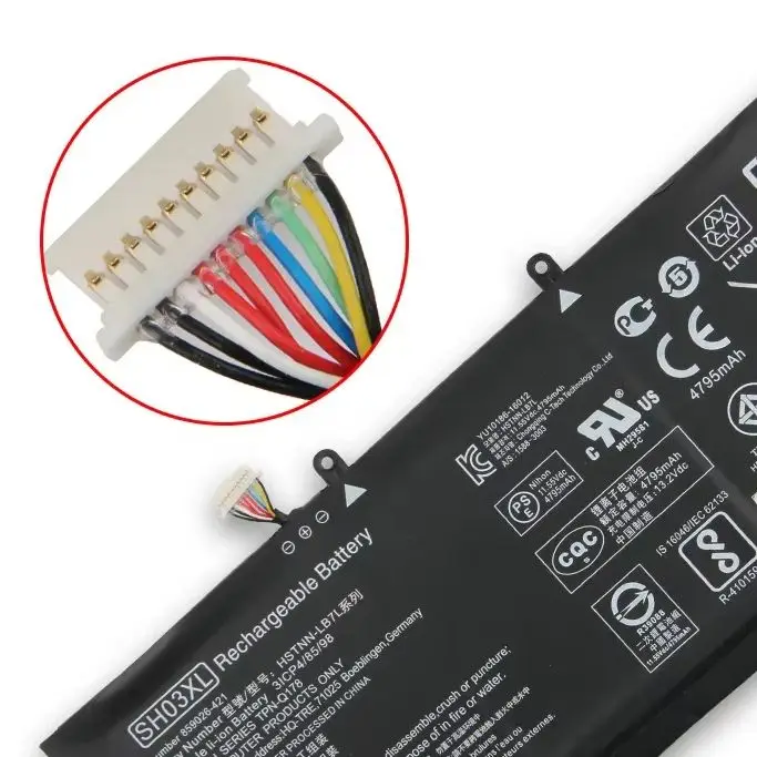 

New Battery For HP Spectre X360 CN03XL HSTNN-LB7L 13-W020TU 13-AC013TU SH03XL TPN-Q178 CN03XL Rechargeable Batteries