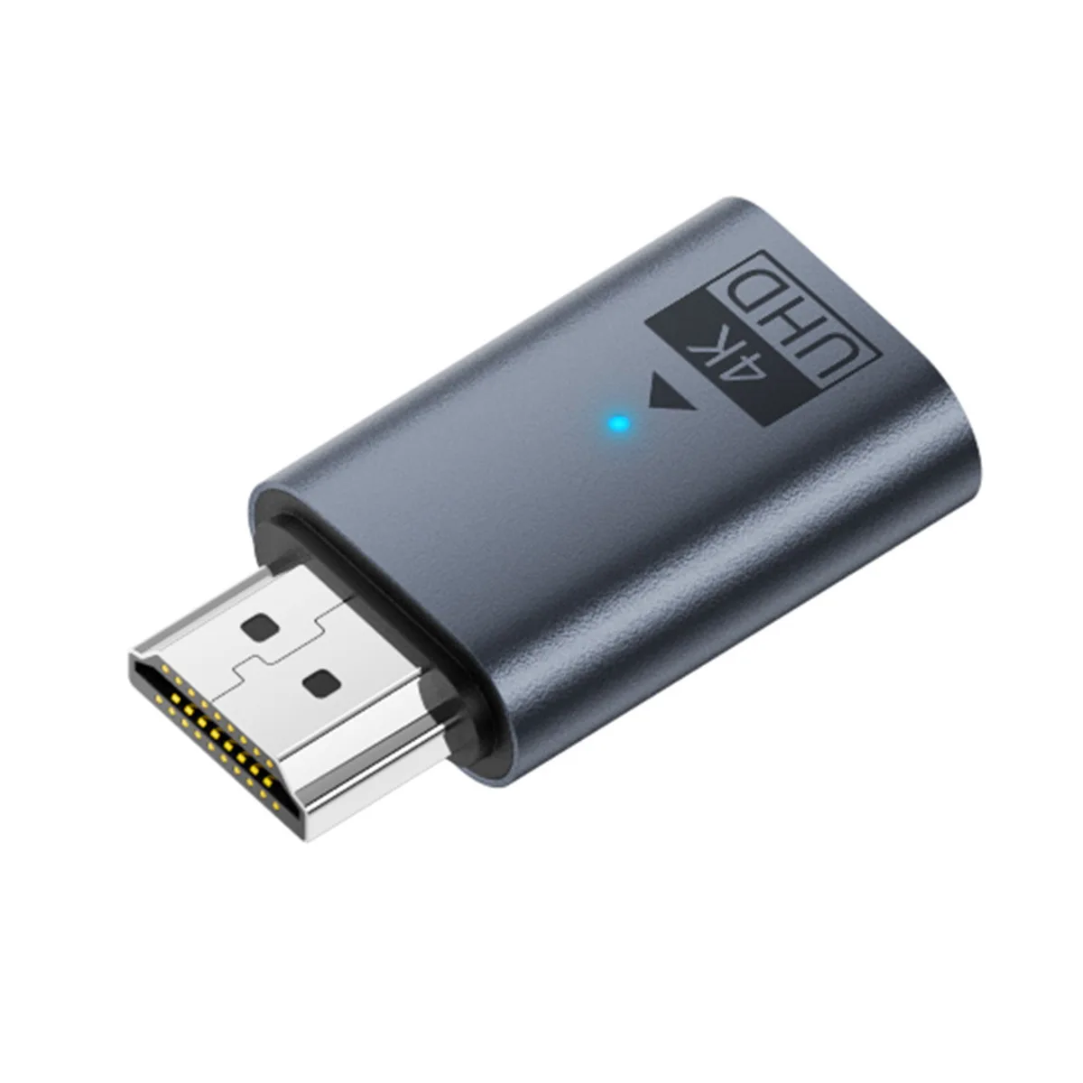 CY Virtual Display Adapter 4K HDMI 1.4 Male to Female Extension DDC EDID Dummy Plug Headless Ghost Display Emulator HDTV 4K@60Hz