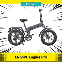 ENGWE ENGINE Pro Electric Bike 750W Brushless Motor 48V 16Ah Battery 45Km/h Max Speed 100Km Max Range 20'' Fat Tyer MTB Bike