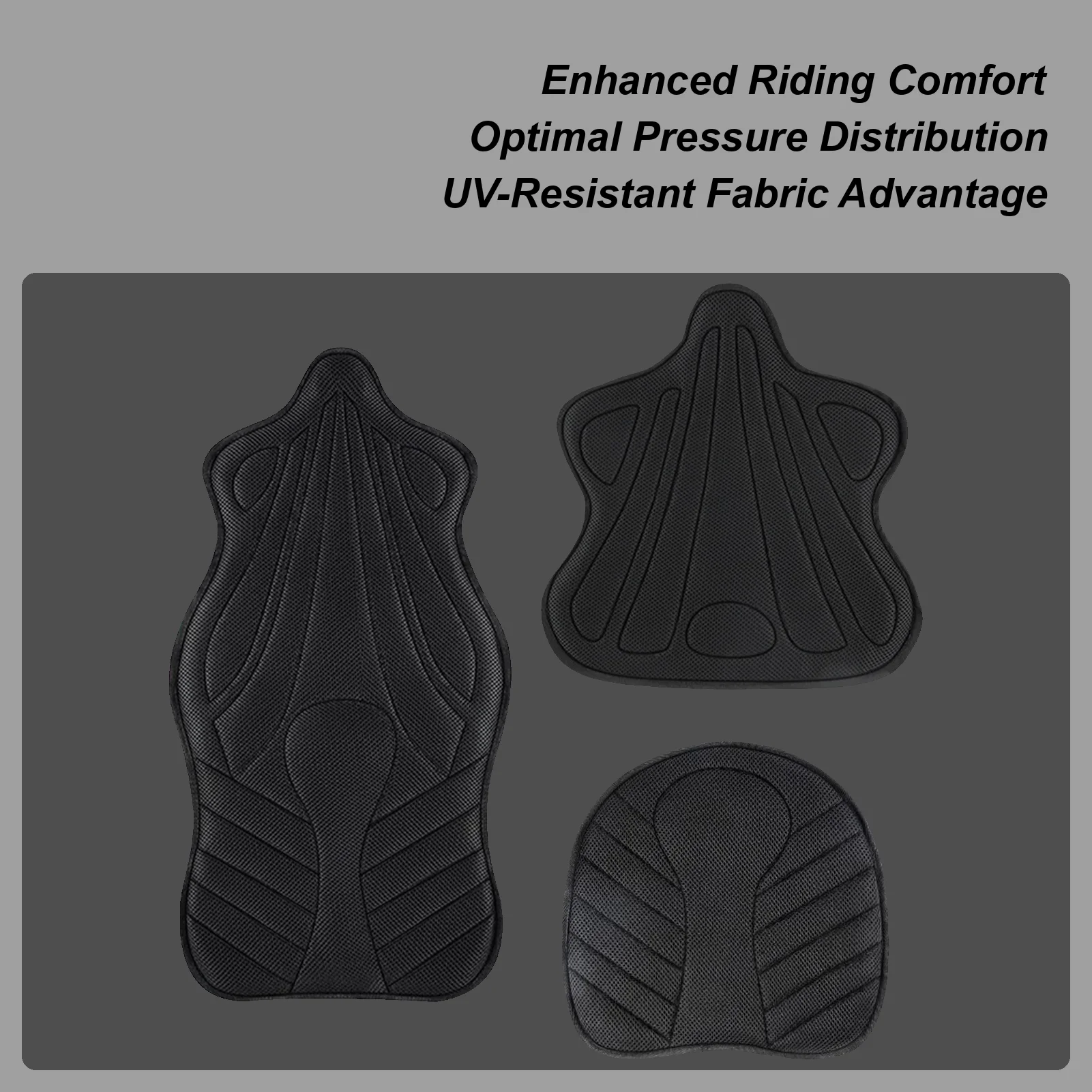

Motorcycle Breathable Cooling Seat Cushion 3D Mesh Motorcycle Seat PadSoft Lumbar Support Relief Motorcycle Accessories