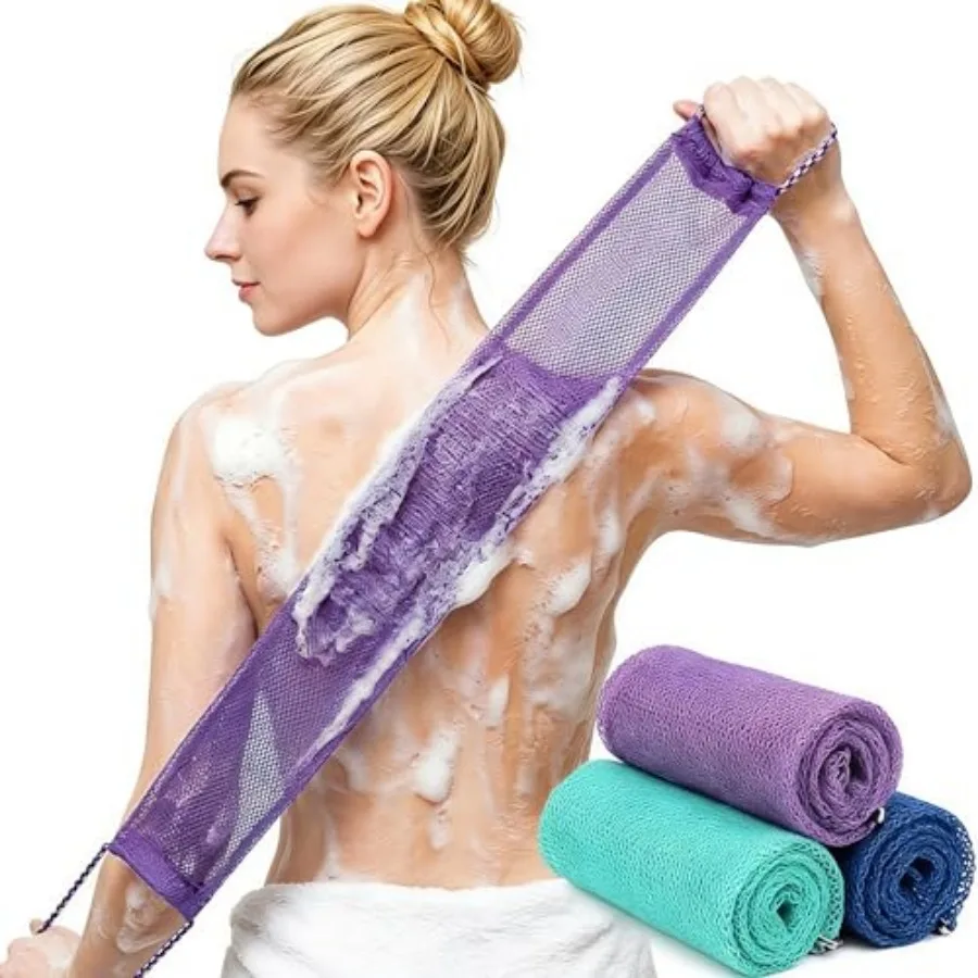African Net Exfoliating Bath Sponge Set