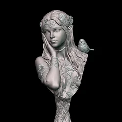 1/10 Resin bust model Kit GK Beautiful Woman unassembled and unpainted 559