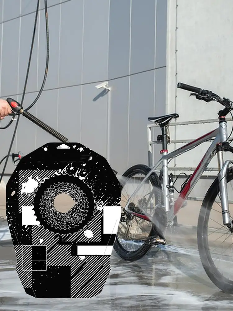 AliExpress bike Disc Brake Wash Cover cycling Wheel Disc Protector Bicycle Anti-oil Baffle Cleaning Road Bike Disc Wash Anti-fouling Plate