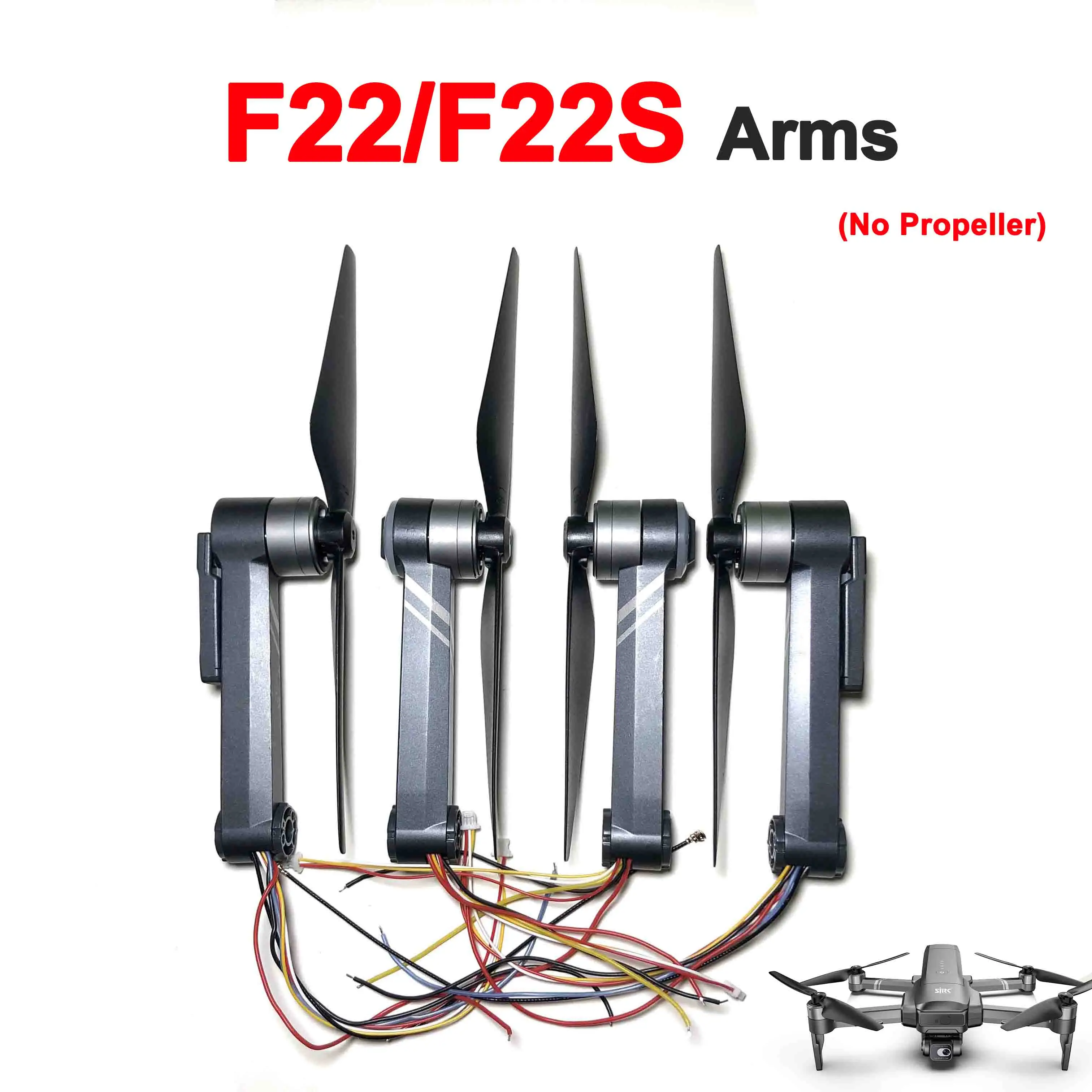 SJRC F22/F22S Drone Zapasowe ramię Akcesoria Łopaty Śmigła F22/F22S Części płozy do lądowania