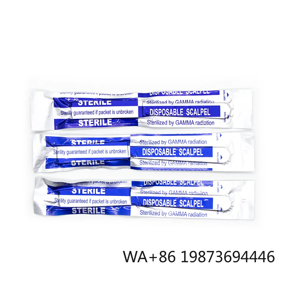 

Wholesale Sterile Disposable Safety Scalpel, Plastic Handle Medical Surgical Tool