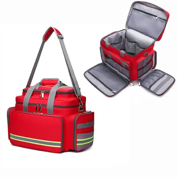 חיצוני טראומה העזרה הראשונה ערכות תיק הצלת חירום אספקת נייד תיק קמפינג רעיוני רב כיס שקיות רפואי טראומה תיק