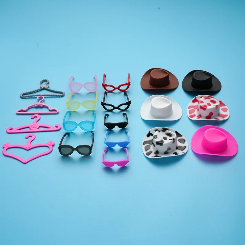 Doll's Accessories Suitable for 30cm Doll Fashion Hat Glasses Children's Toy Gift