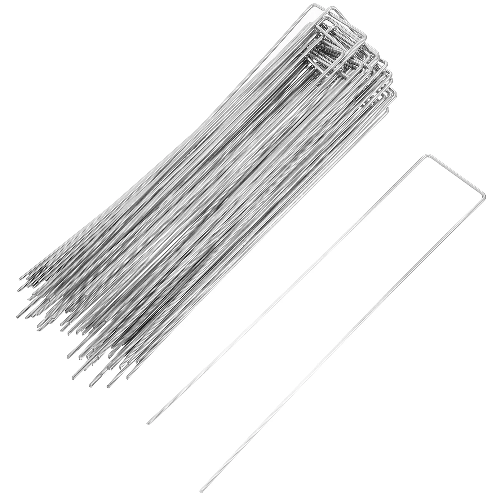 

U-Shaped Heavy Duty Lawn Turf Fixing Garden Nails Garden Stakes Ground Pegs Pegs for Lawn Stakes Outdoor Use