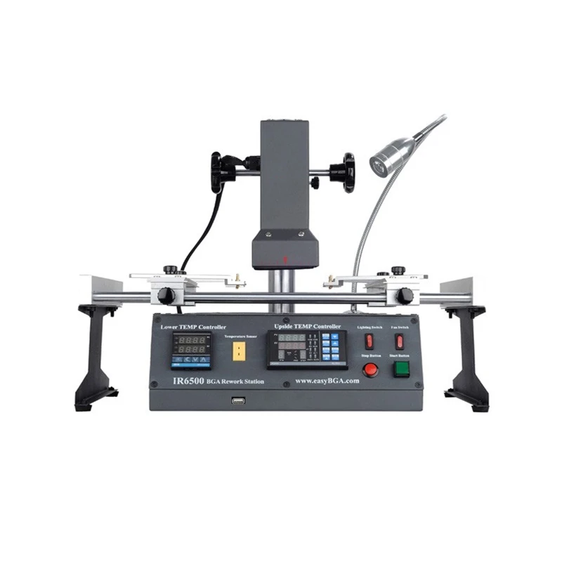 ACHI IR6500 Infrared BGA Soldering Rework Station IR 6500 for Motherboard Chip PCB Refurbished Repair System Solder Welding 220V