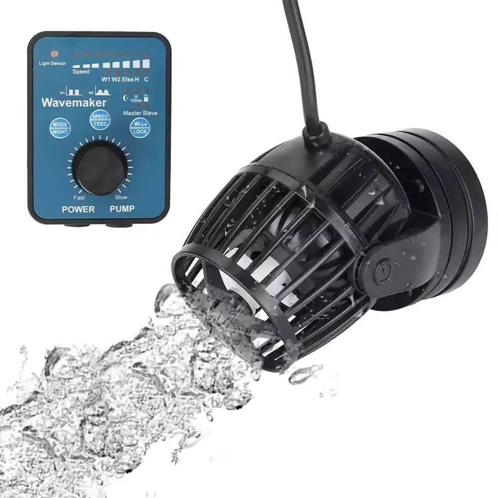 Mini Noiseless Circulation Wave Generator Pump for Fish and Coral Plastic Box Packaging Fresh Water Use