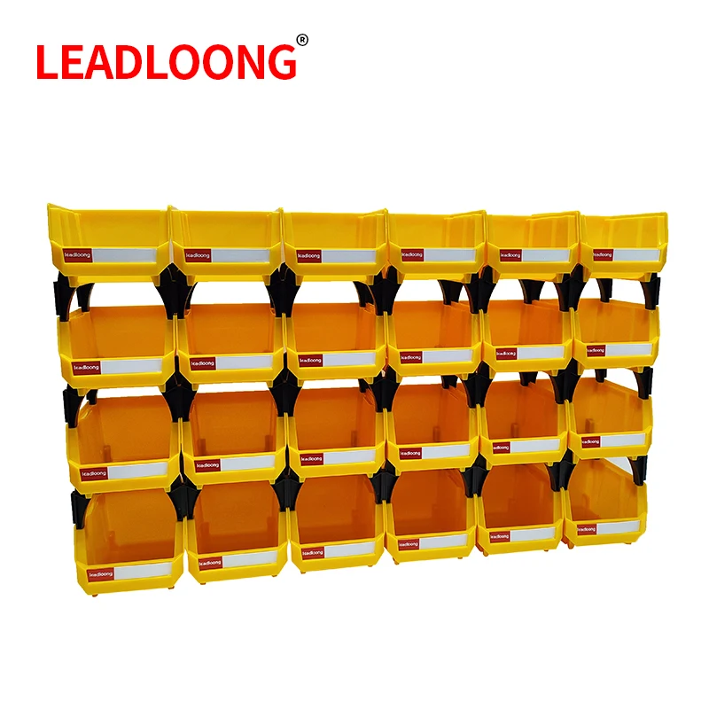 V1310 Plastic Stackable Storage Bins Screw Storage Boxes Stackable Bin (6/24pcs)