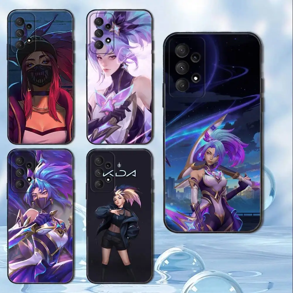 

L-LOLs A-Akalis Phone Case For Samsung Galaxy A13,A21s,A22,A31,A32,A52,A53,A71,A80, Soft Black Cover