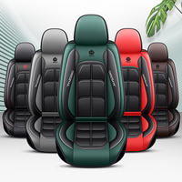 1PC All Season PU Leather Car Seat Cover Full Surrounded Seat Protector Waterproof Universal Fit Sedan Suv Pick-up Truck Seat