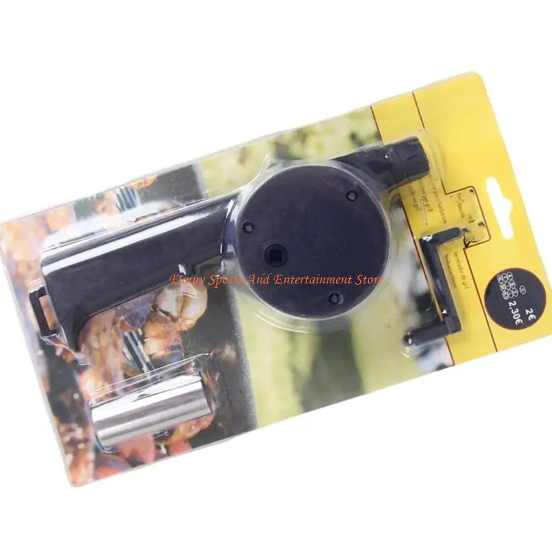 C4DE Heat Resistant Manual Blower Outdoor Cooking Air Pumps Manual Cranks Operations