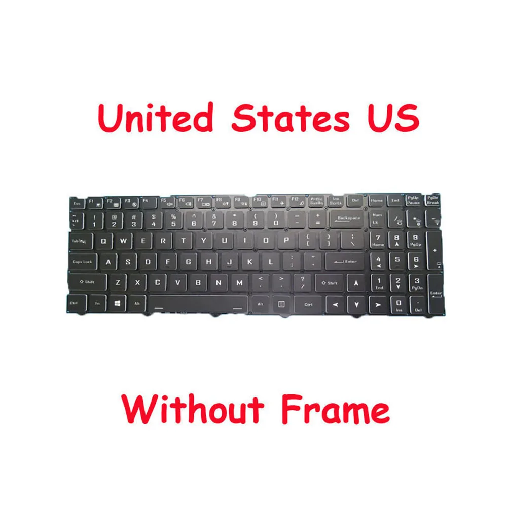 

Keyboard For 한성컴퓨터 For Hansung GTS73 GTX73 GTX74 X5957 X5967T X7067T X7957 X7967T EX7089S EX7079S X5067T No/With Frame